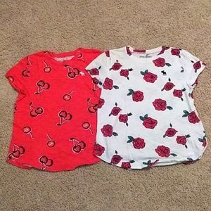 abercrombie kids t-shirts girls size 11/12